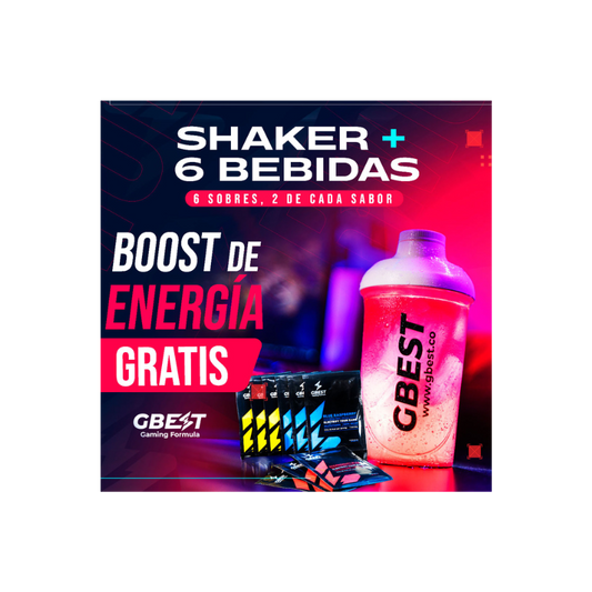 OFERTA SHAKER + 6 BEBIDAS